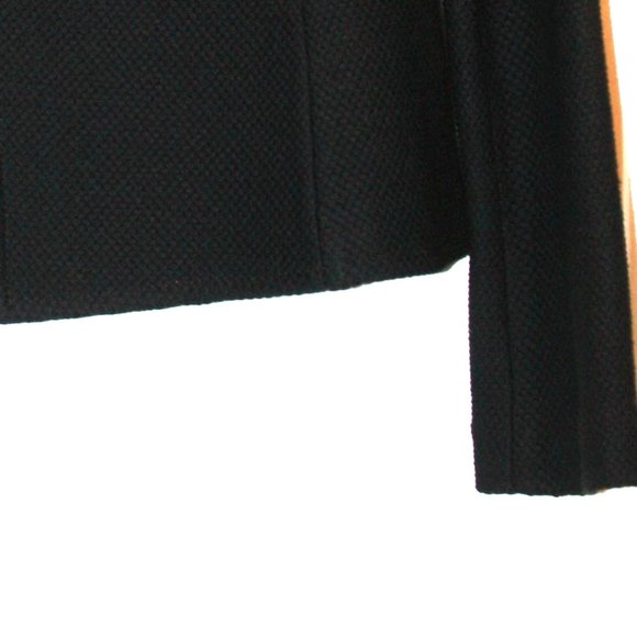 ST JOHN Black Honeycomb Wool Blend Blazer 🌵 4 - Picture 5 of 13